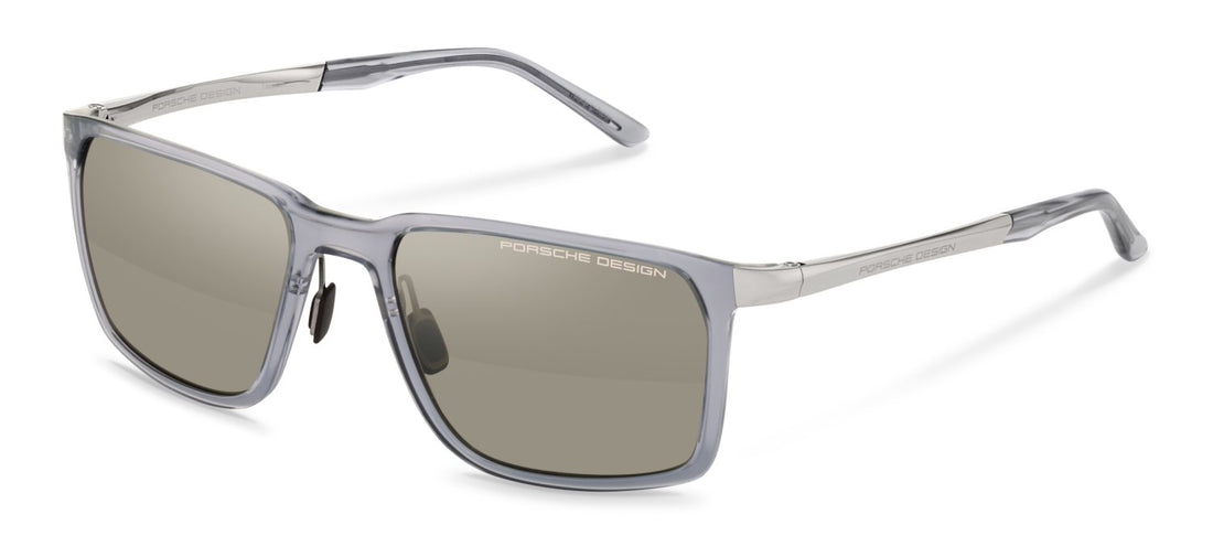 Sunglasses porsche design p86002 d175 gris square masculino size 58mm - Main view