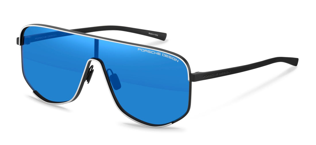 Sunglasses porsche design p86007 c806 plateado shield masculino size 99mm - Main view