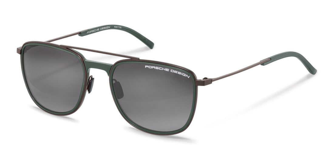 Sunglasses porsche design porsche p8690 d marron square masculino size 57mm - Main view