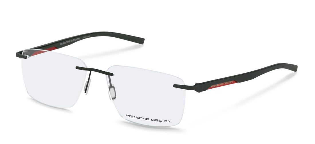 Prescription glasses porsche design porsche p8748 d0s2 marron square masculino size 57mm - Main view