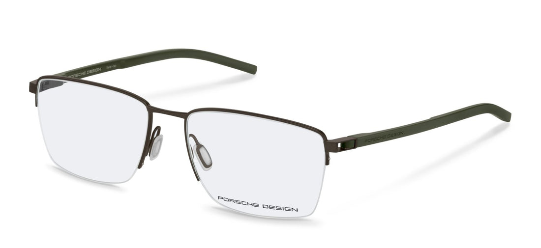 Prescription glasses porsche design porsche p8757 d000 marron square masculino size 57mm - Main view