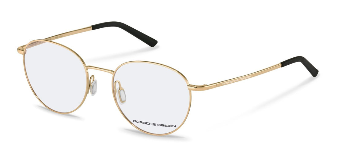 Prescription glasses porsche design porsche p8759 c000 dorado rounded unisex size 53mm - Main view