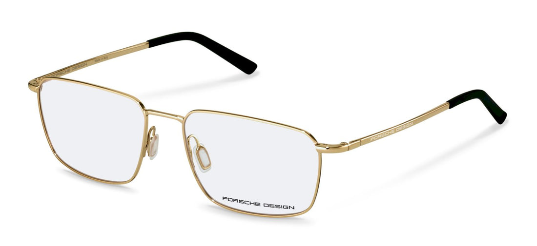 Prescription glasses porsche design porsche p8760 b000 dorado rectangle masculino size 56mm - Main view