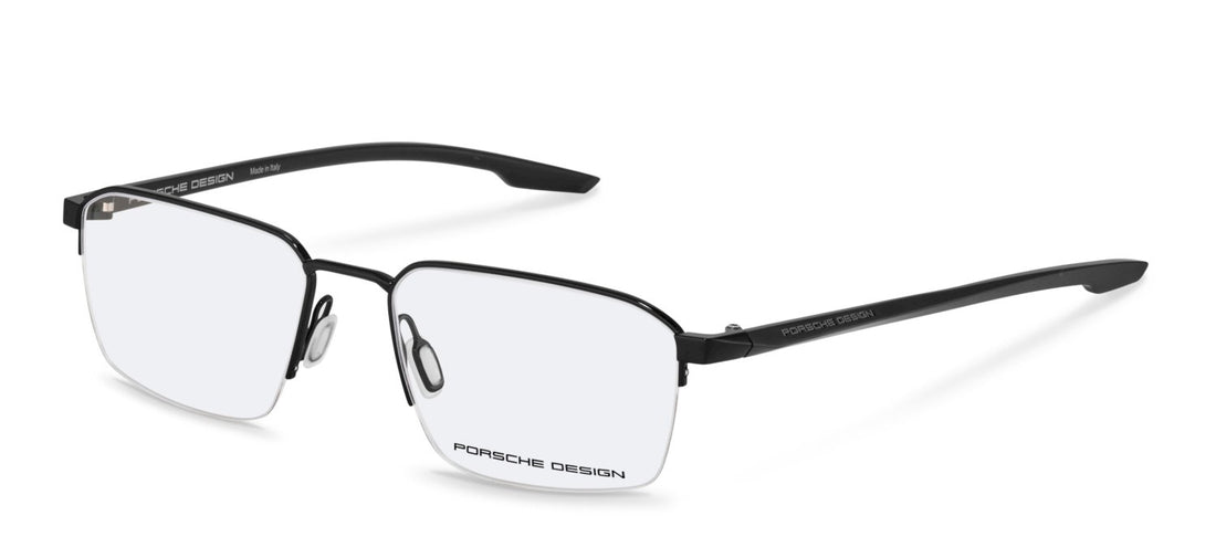 Prescription glasses porsche design porsche p8763 a000 negro rectangle masculino size 55mm - Main view