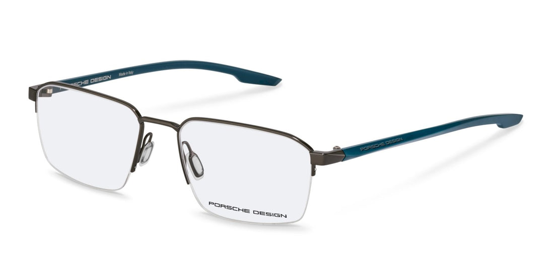 Prescription glasses porsche design porsche p8763 b000 gris rectangle masculino size 57mm - Main view