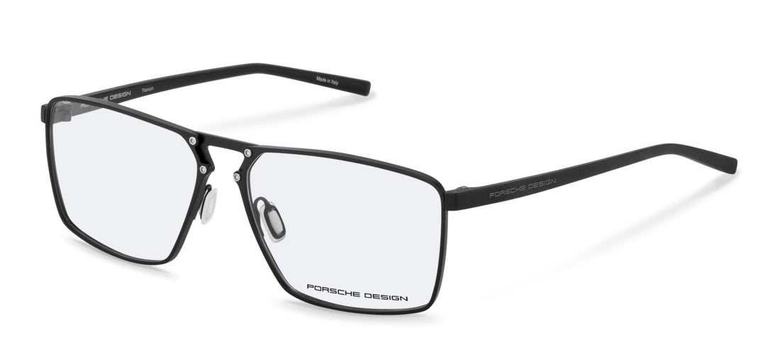 Prescription glasses porsche design porsche p8764 a000 negro rectangle masculino size 58mm - Main view