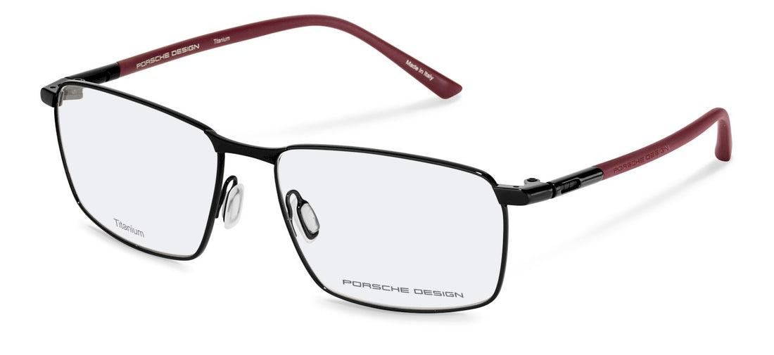 Prescription glasses porsche design porsche p8766 a000 negro square masculino size 56mm - Main view