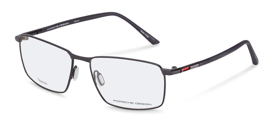 Prescription glasses porsche design porsche p8766 c000 gris square masculino size 56mm - Main view