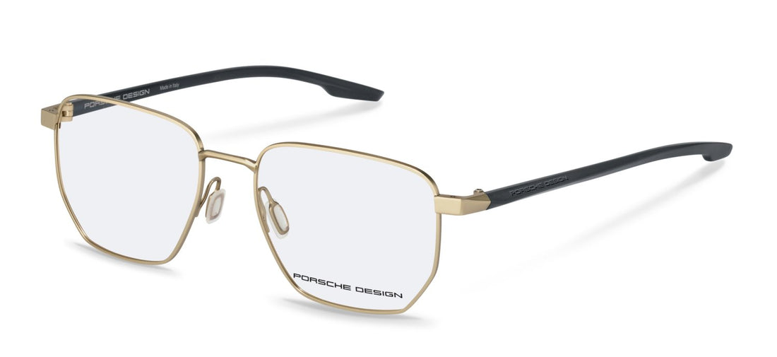 Prescription glasses porsche design porsche p8770 b000 dorado square masculino size 55mm - Main view