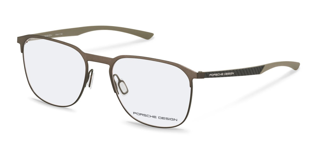 Prescription glasses porsche design porsche p8771 d000 marron round masculino size 54mm - Main view