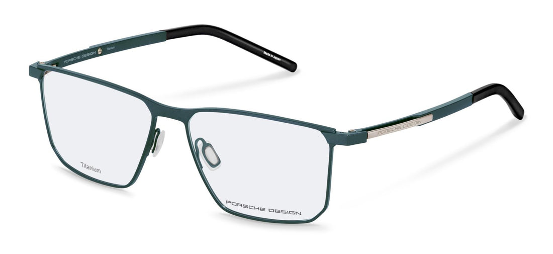 Prescription glasses porsche design porsche p8773 c000 petroleo square masculino size 57mm - Main view