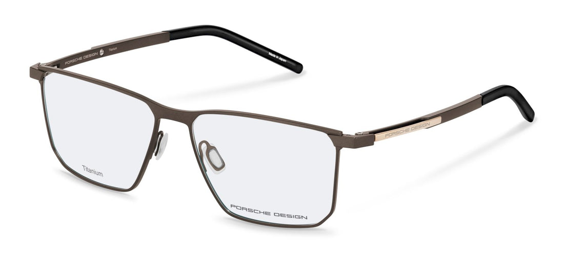 Prescription glasses porsche design porsche p8773 d000 marron square masculino size 57mm - Main view