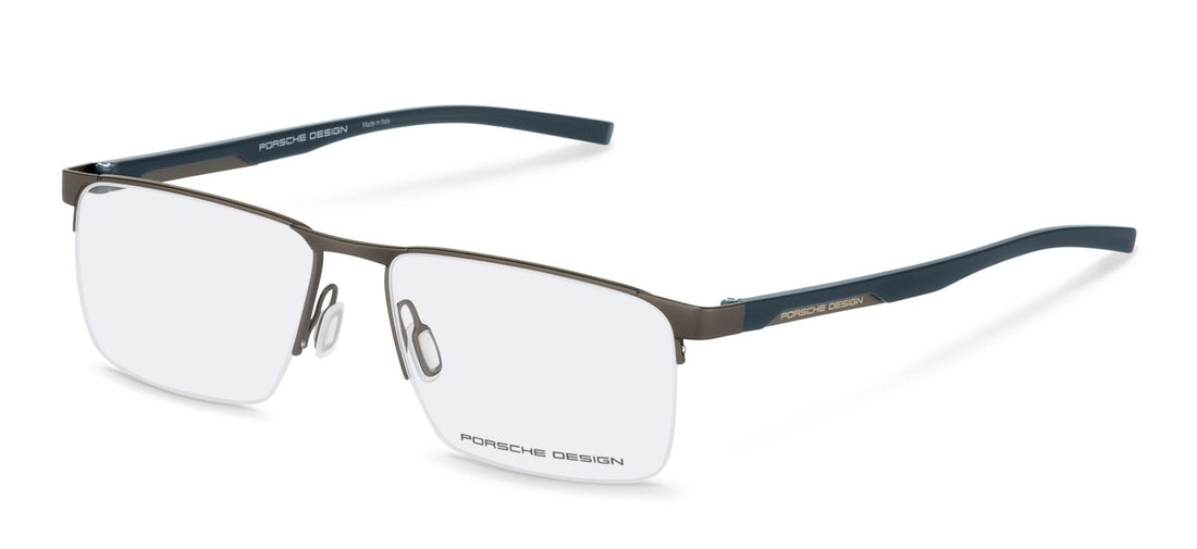 Prescription glasses porsche design porsche p8775 c000 gris square masculino size 55mm - Main view