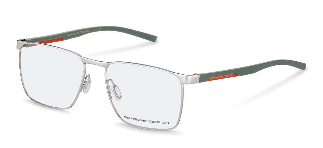 Óculos graduados porsche design porsche p8776 c000 gris square masculino tamanho 56mm - Vista principal