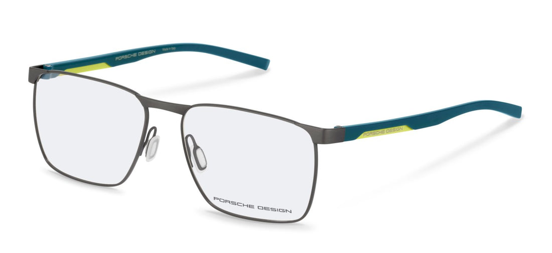 Prescription glasses porsche design porsche p8776 d000 gris square masculino size 58mm - Main view