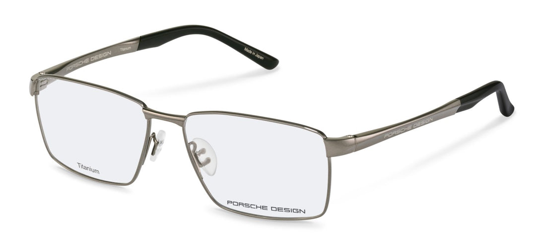 Óculos graduados porsche design porsche p8777 c000 negro square masculino tamanho 58mm - Vista principal