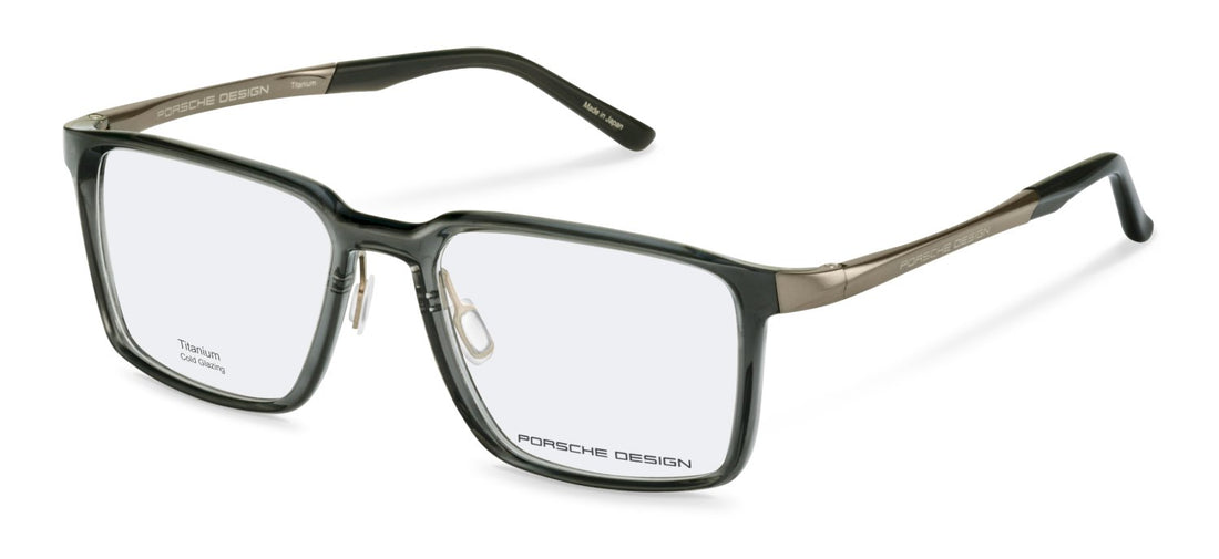 Óculos graduados porsche design porsche p8778 d000 gris square masculino tamanho 55mm - Vista principal