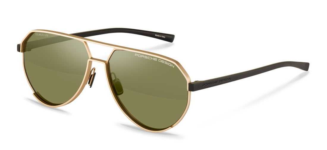 Sunglasses porsche design p8996 c448 dorado aviator masculino size 61mm - Main view