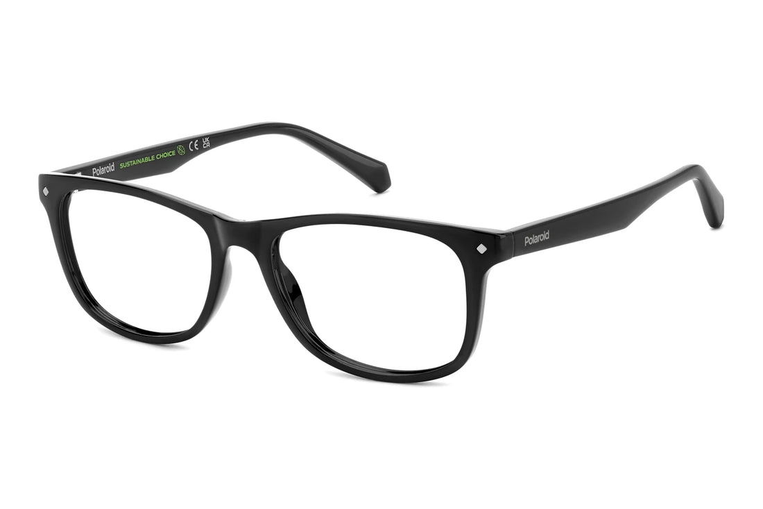 Occhiali da vista polaroid kids pld d813/t 807 negro rectangular infantil taglia 50mm - Vista principale