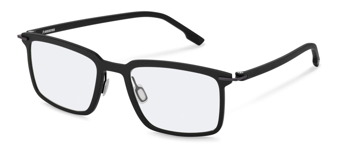 Óculos graduados rodenstock r5366 a000 negro square masculino tamanho 56mm - Vista principal