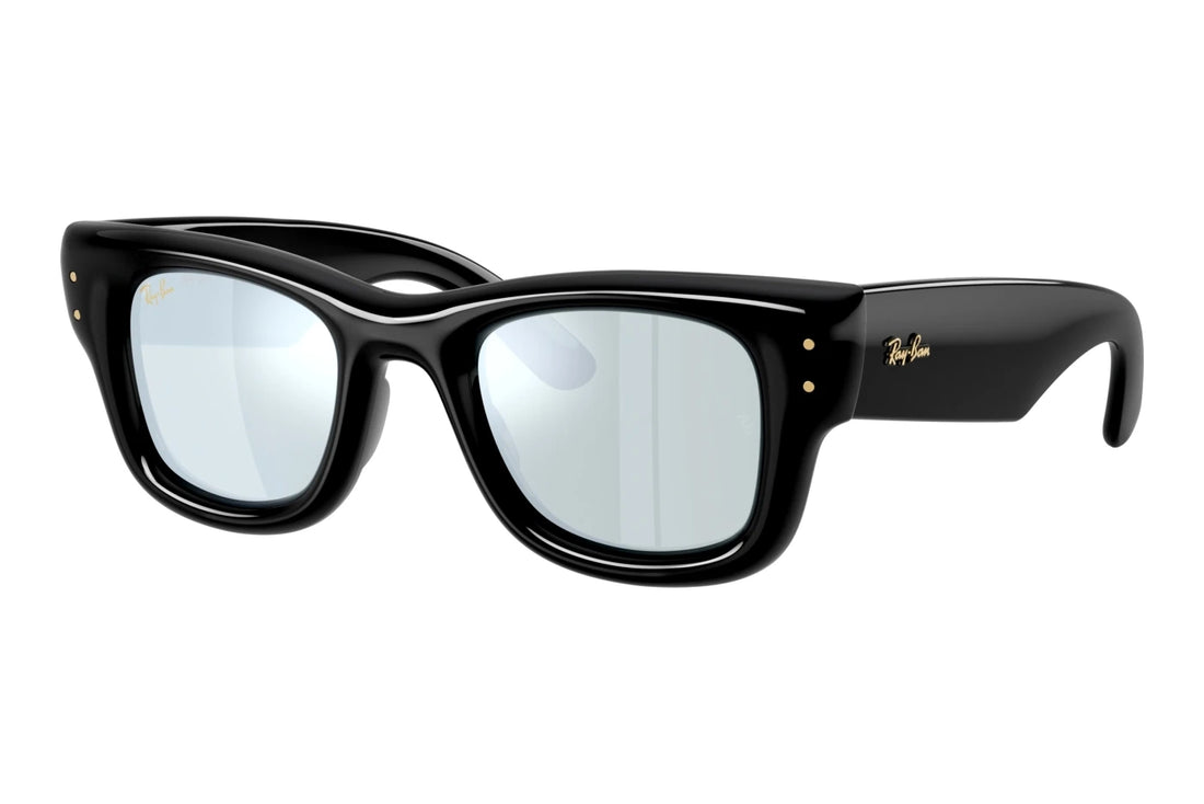 Occhiali da sole ray-ban rb4940 wayfarer puffer 601/30 negro square unisex taglia 50mm - Vista principale