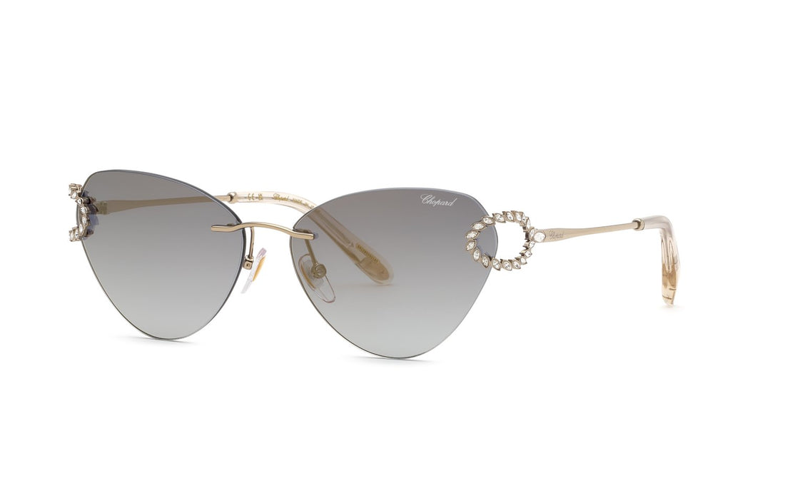 Occhiali da sole chopard schm15s 594g dorado cat eye femenino taglia 60mm - Vista principale