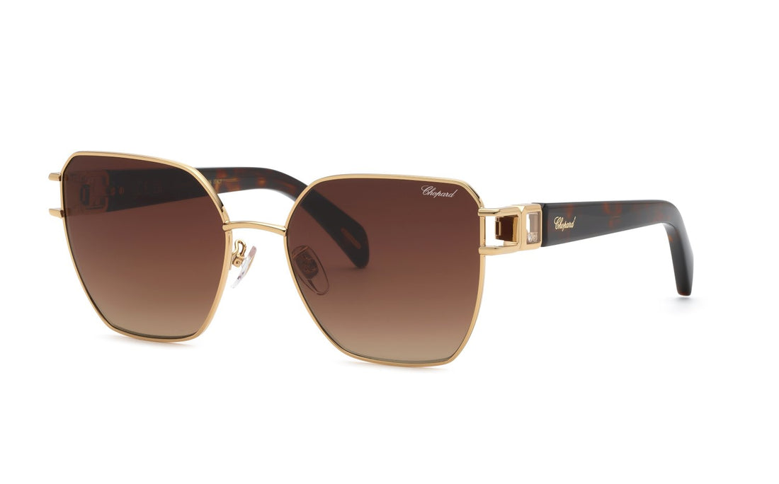 Occhiali da sole chopard schm22s 300y dorado geometric femenino taglia 57mm - Vista principale