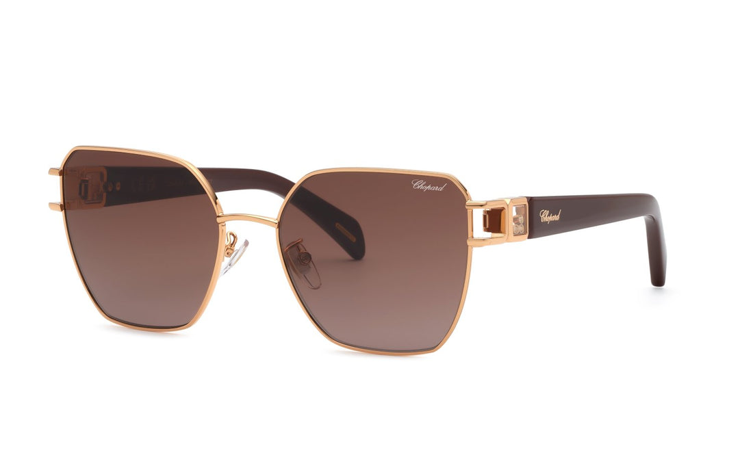 Occhiali da sole chopard schm22s 8fcy dorado geometric femenino taglia 57mm - Vista principale