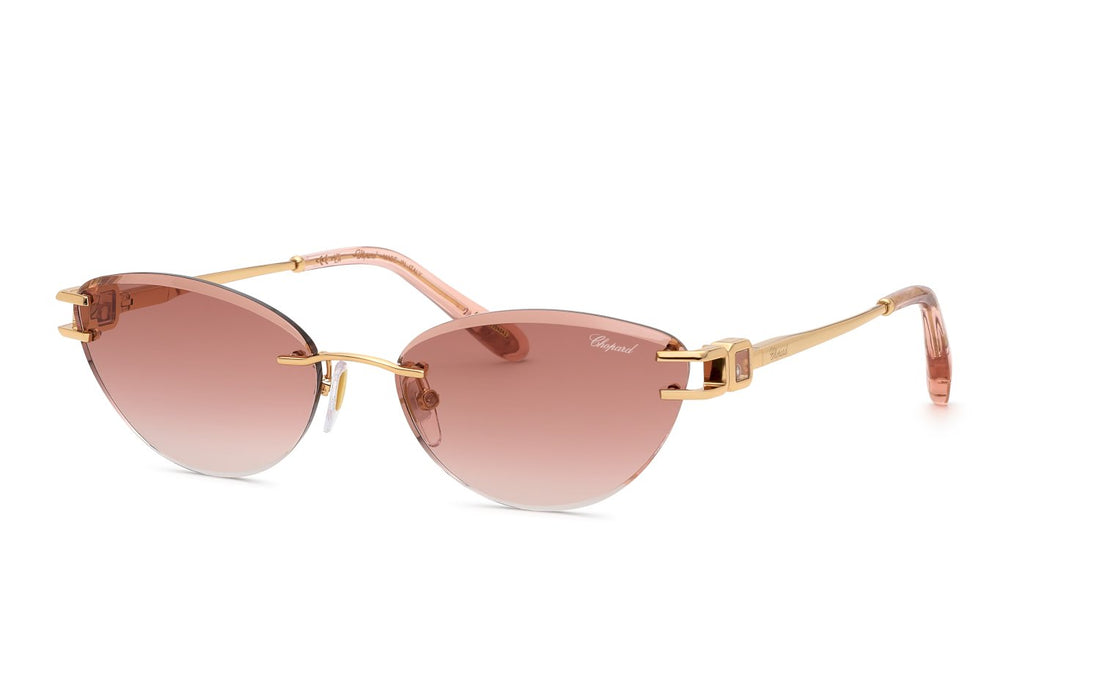 Lunettes de soleil chopard schm78s 8fca dorado geometric femenino taille 59mm - Vue principale
