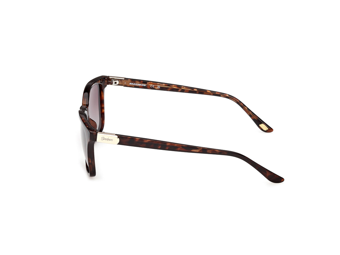 Occhiali da sole skechers se00172 47h marron square femenino taglia 54mm - Vista dettagliata