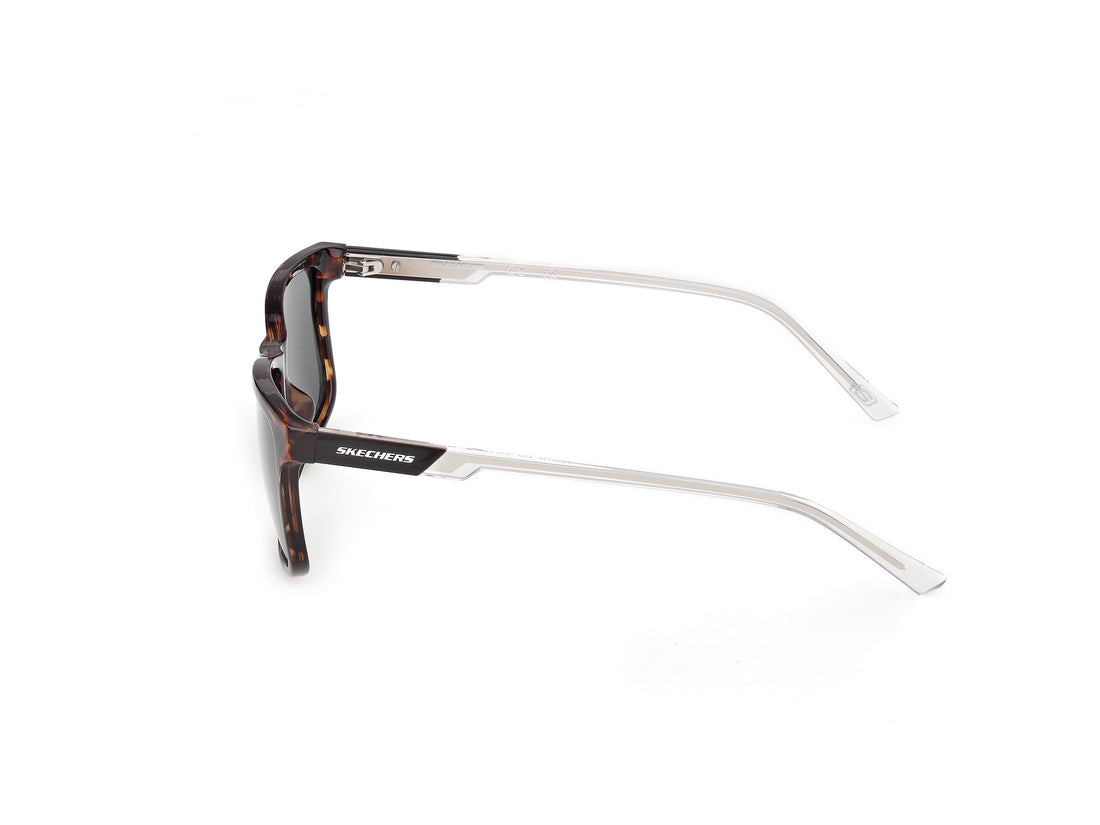 Occhiali da sole skechers se00175 52r havana square masculino taglia 57mm - Vista dettagliata