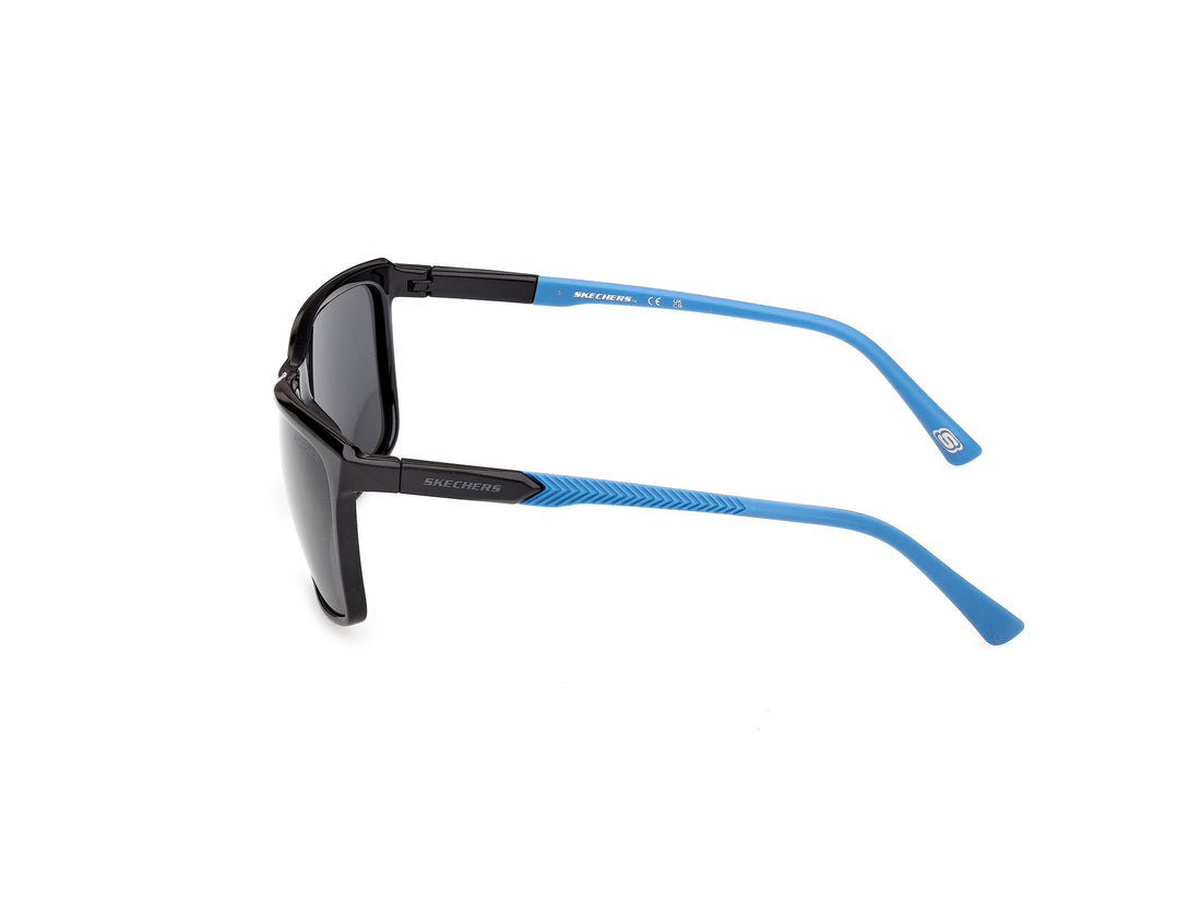 Occhiali da sole skechers se00181 01d negro rectangular masculino taglia 57mm - Vista dettagliata