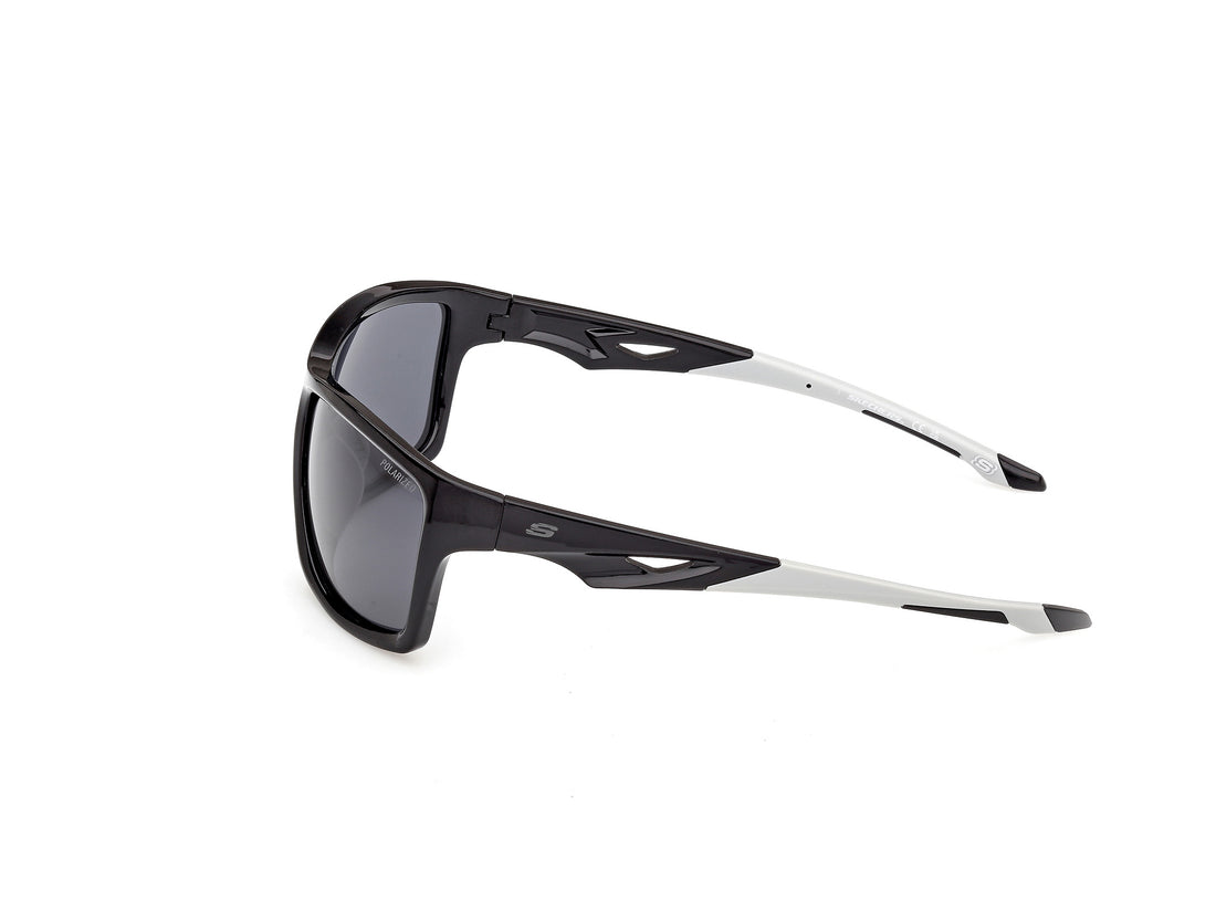 Occhiali da sole skechers se00186 01d negro rectangular masculino taglia 64mm - Vista dettagliata