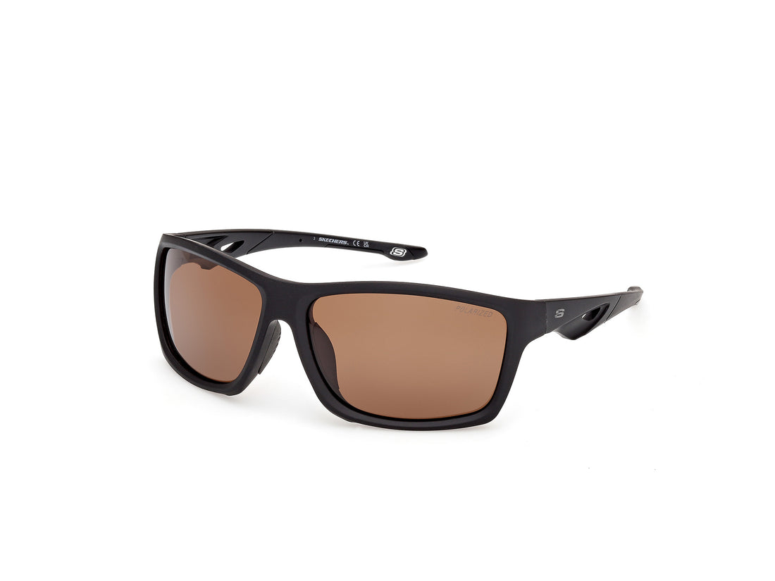 Occhiali da sole skechers se00186 02h negro rectangular masculino taglia 64mm - Vista principale
