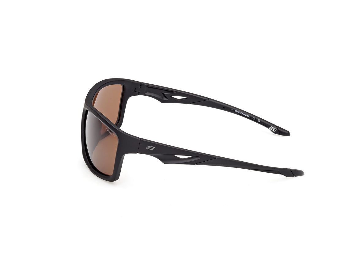 Occhiali da sole skechers se00186 02h negro rectangular masculino taglia 64mm - Vista dettagliata