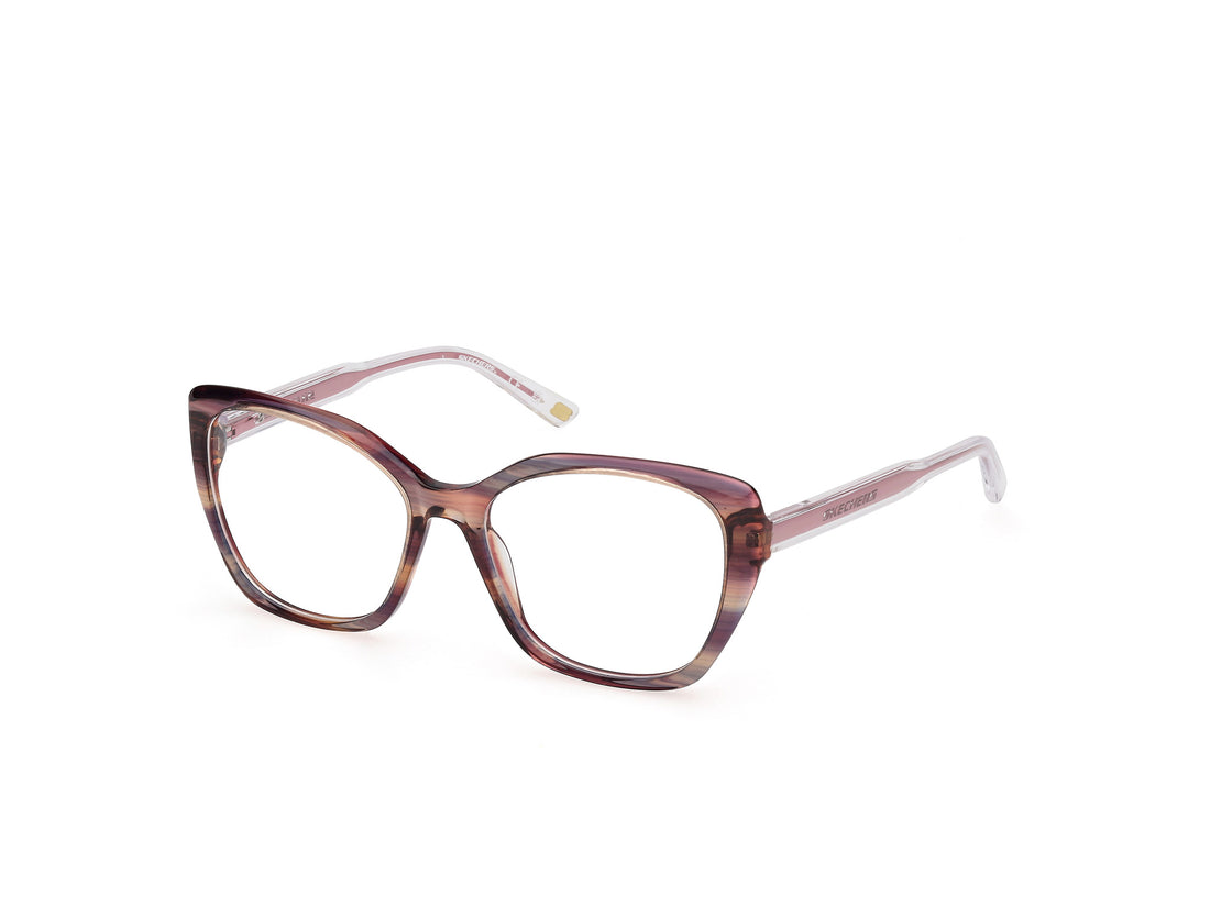 Occhiali da vista skechers se50060 074 rosa cat eye femenino taglia 53mm - Vista principale