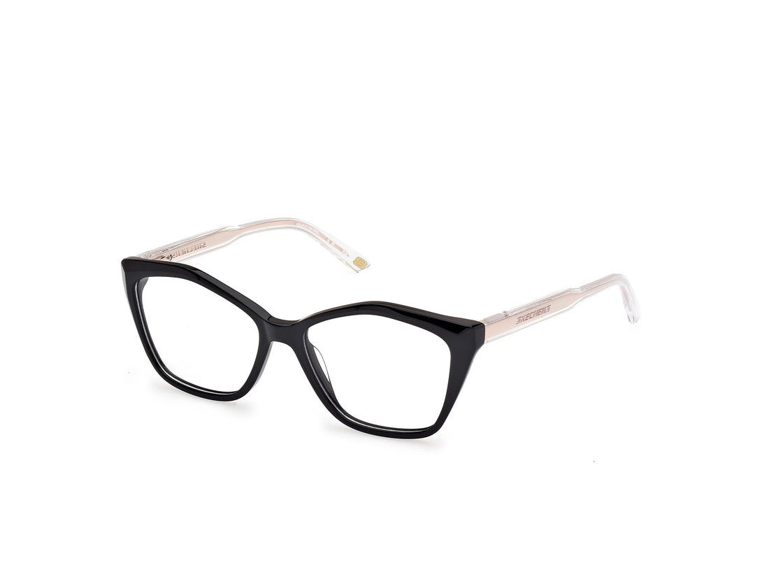 Occhiali da vista skechers se50062 001 negro cat eye femenino taglia 54mm - Vista principale