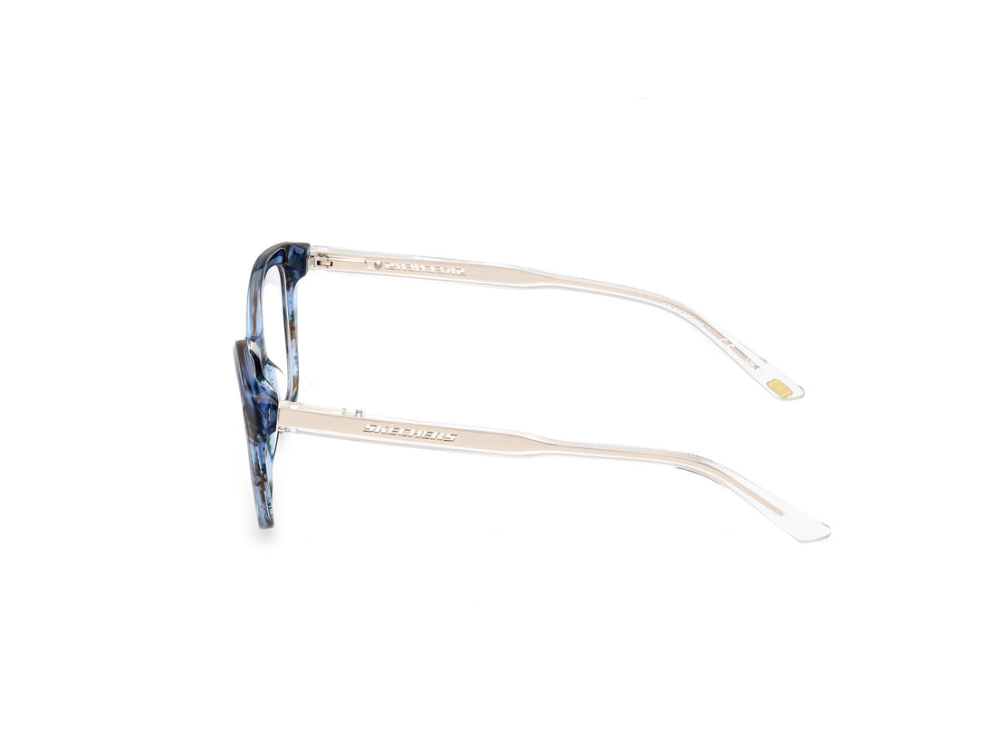 Occhiali da vista skechers se50062 087 azul cat eye femenino taglia 54mm - Vista dettagliata