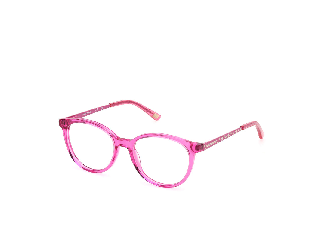 Brillen skechers se50071 072 rosa round femenino größe 46mm - Hauptansicht