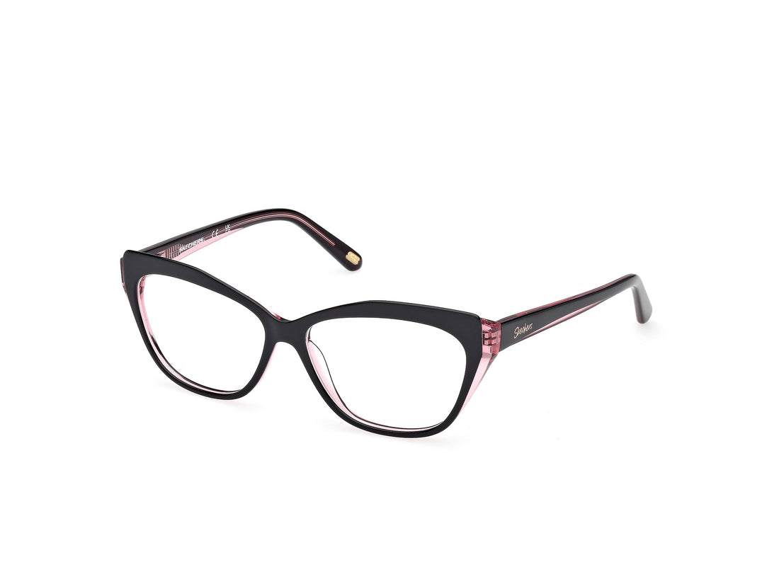 Brillen skechers se50131 001 negro cat eye femenino größe 55mm - Hauptansicht