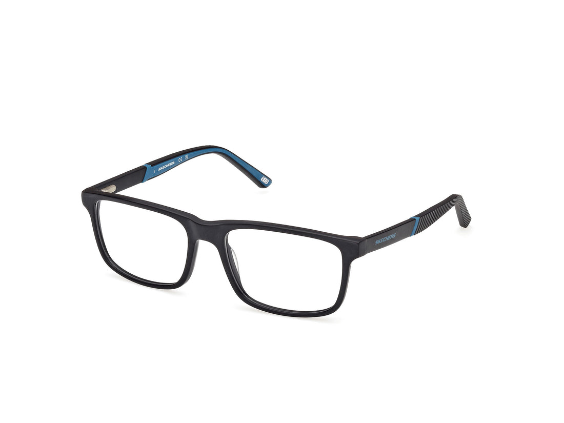 Brillen skechers se50135 002 negro rectangular masculino größe 55mm - Hauptansicht
