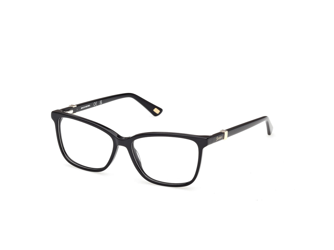 Brillen skechers se50180 001 negro rectangular femenino größe 53mm - Hauptansicht