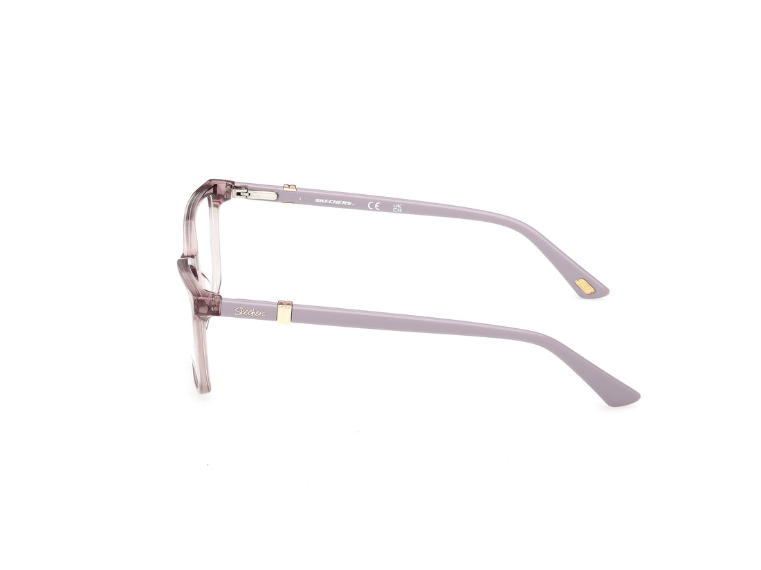 Brillen skechers se50180 020 gris rectangular femenino größe 53mm - Detailansicht