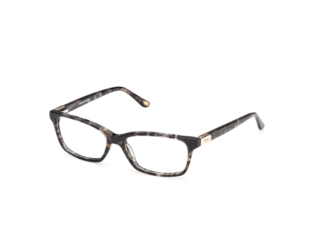 Brillen skechers se50182 020 gris rectangular femenino größe 53mm - Hauptansicht