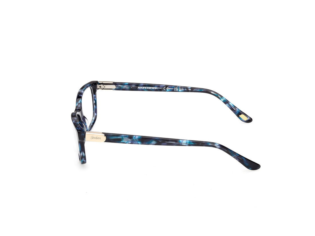 Brillen skechers se50182 092 azul rectangular femenino größe 53mm - Detailansicht