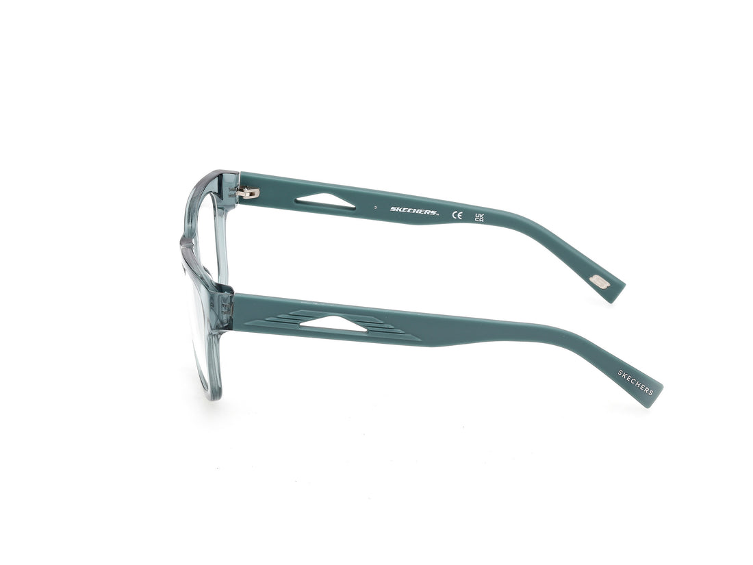 Brillen skechers se50220 093 verde rectangular unisex größe 52mm - Detailansicht