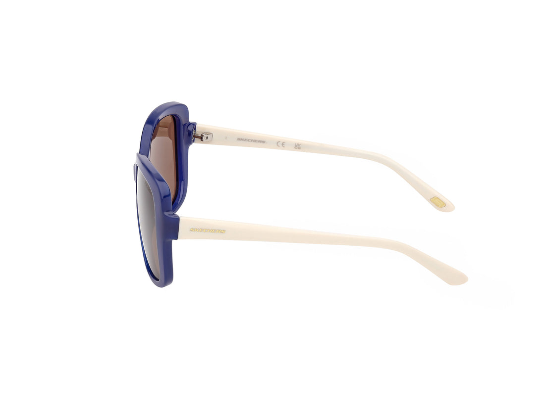 Gafas de sol skechers se6126 92h azul rectangular femenino talla 58mm - Vista de detalle
