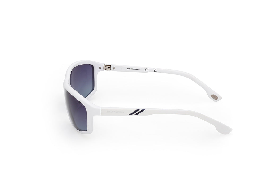 Lunettes de soleil skechers se6130 21d blanco rectangular masculino taille 62mm - Vue détaillée