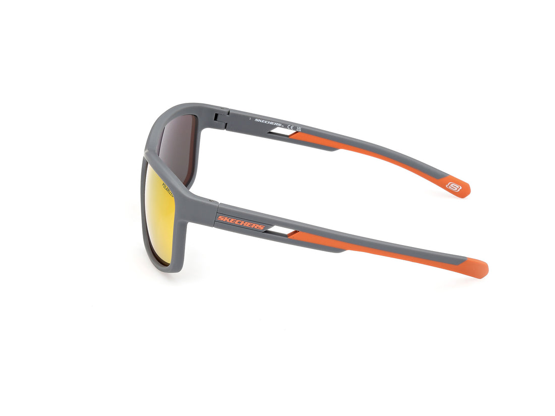 Gafas de sol skechers se6363 20u gris rectangular masculino talla 60mm - Vista de detalle