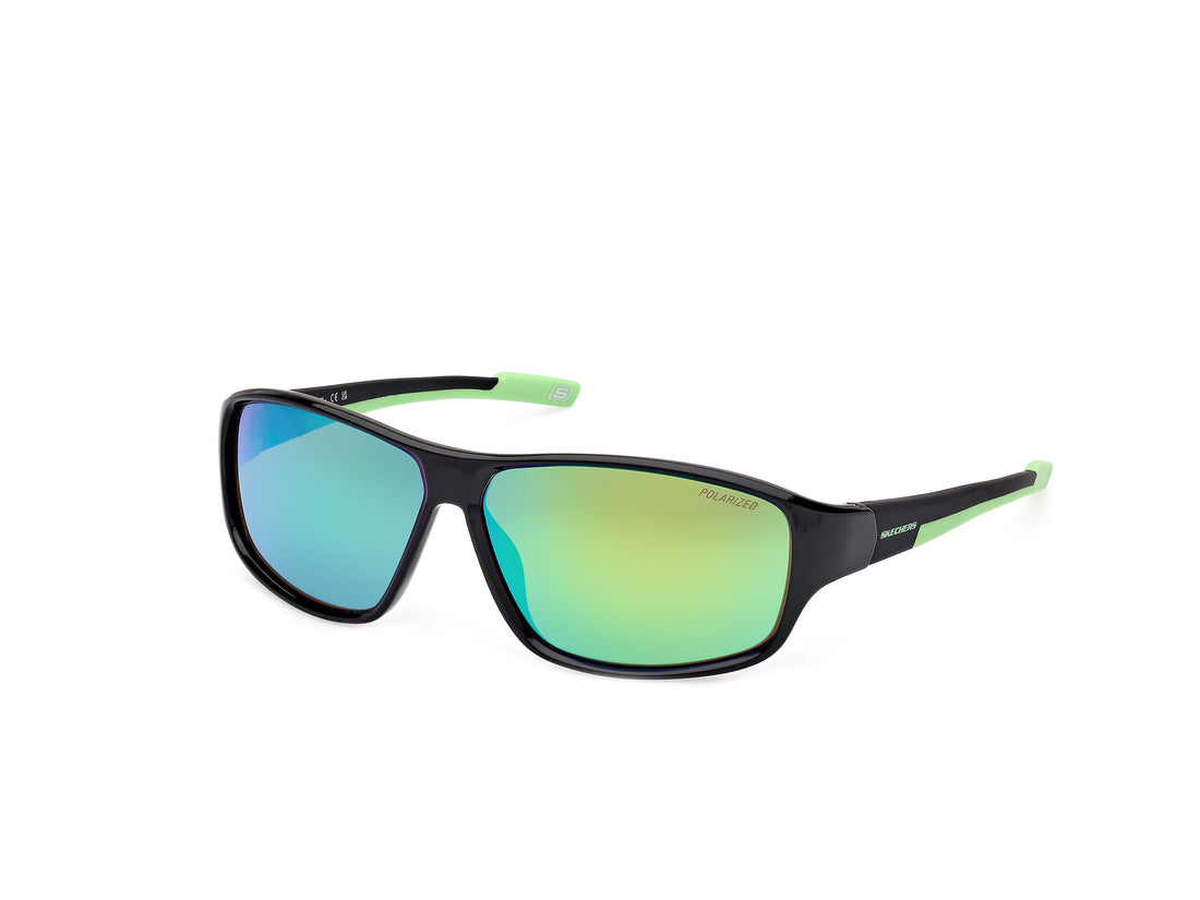 Gafas de sol skechers se6364 01r negro oval masculino talla 65mm - Vista principal